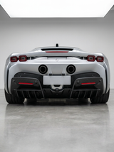 2019+ Ferrari SF90 OEM Style Bolt-On Rear Diffuser - Dry Carbon Fiber