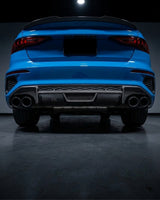 2021–2023 Audi A3 S-Line / S3 8Y Sedan Rear Bumper Diffuser – Carbon Fiber