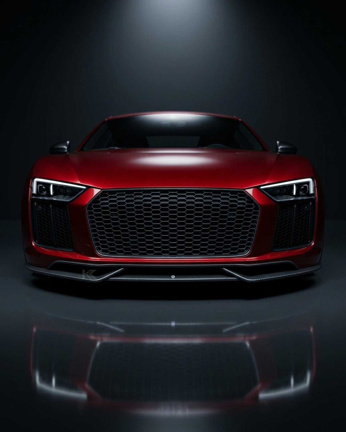 2016–2018 Audi R8 V10 / V10 Plus Coupe 4S Gen 2 Front Bumper Lip Spoiler Set – Carbon Fiber