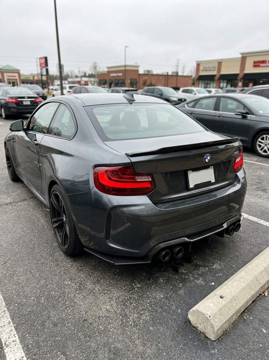 BMW 2 Series M2 F87 MTC Design Carbon Fiber Diffuser (2014 - 2021)