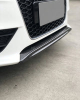 2016–2021 Audi A4 B9 Front Bumper Lip Splitter – Carbon Fiber