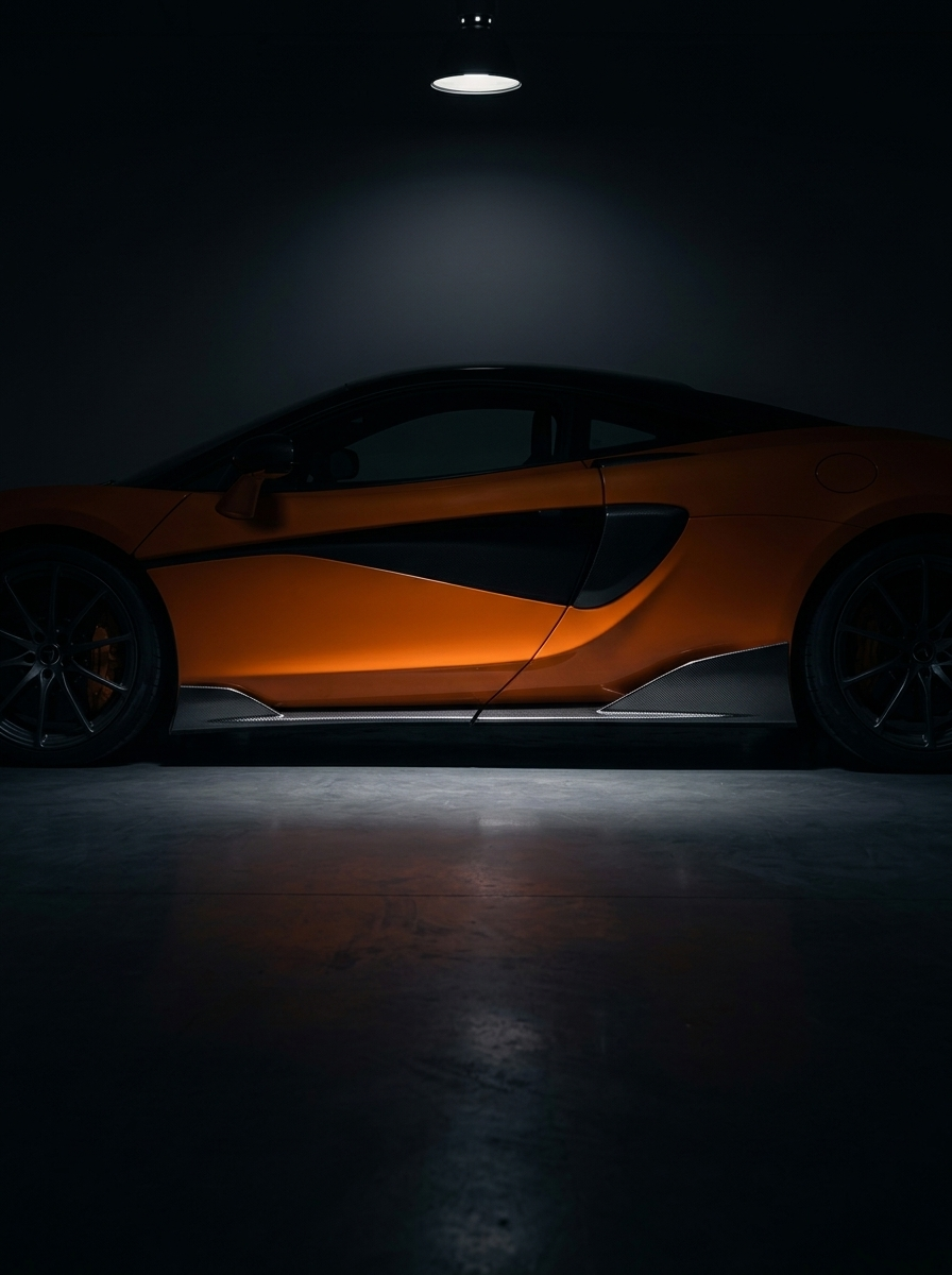 2015-2019 McLaren 540C 570S 570GT 600LT Side Skirts (Pair) - Dry Carbon Fiber