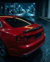 2017–2022 Audi A5 S-Line / S5 / RS5 B9 Coupe RS5-H Style Ducktail Rear Trunk Spoiler – Carbon Fiber