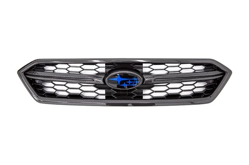 OLM LE Dry Carbon Fiber Grille Garnish (Outer) - 2018-2021 Subaru WRX / STI