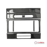 [7pcs] Real Carbon Fiber Infotainment Radio Trim Overlay | 2015-2020 F150