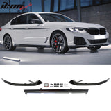 Fits 2021-2023 G30 G31 M550i Rear Diffuser+Front Bumper Lip+Side Skirt