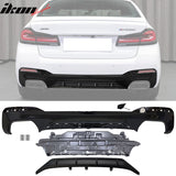 Fits 2021-2023 G30 G31 M550i Rear Diffuser+Front Bumper Lip+Side Skirt