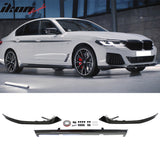 Fits 2021-2023 G30 G31 MP Type 1 Rear Diffuser+Front Bumper Lip+Side S