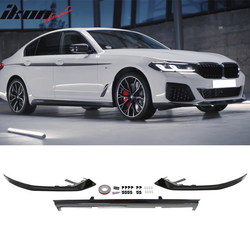 Fits 2021-2023 G30 G31 MP Type 2 Rear Diffuser+Front Bumper Lip+Side S