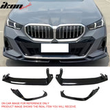 2024-2026 BMW G60 5-Series Front Bumper Lip+Rear Diffuser+Side Skirts