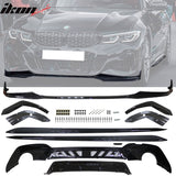 2019-2022 BMW G20 3 Series Front Lip & Rear Diffuser & Side Skirts
