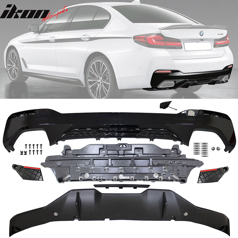2021-2023 BMW G30 M Sport Front Rear Bumper Diffuser Lip Side Skirt