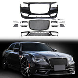 2015-2023 Chrysler 300 S Model Front Bumper Cover+Grill No Sensor Hole