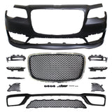 2015-2023 Chrysler 300 S Model Front Bumper Cover+Grill No Sensor Hole