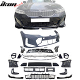 2023-2026 BMW G20 3-Series 330i MP Style Bumper+ Front Lip+ Rocker Panels