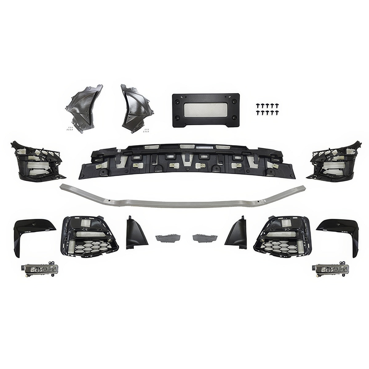 2019-2022 BMW 3 Series G20 Sedan M-Tech Style Black Front Bumper Cover