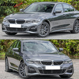 2019-2022 BMW 3 Series G20 Sedan M-Tech Style Black Front Bumper Cover