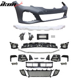 2019-2022 BMW G20 Sedan M-Tech Black Front Rear Bumper Side Skirts
