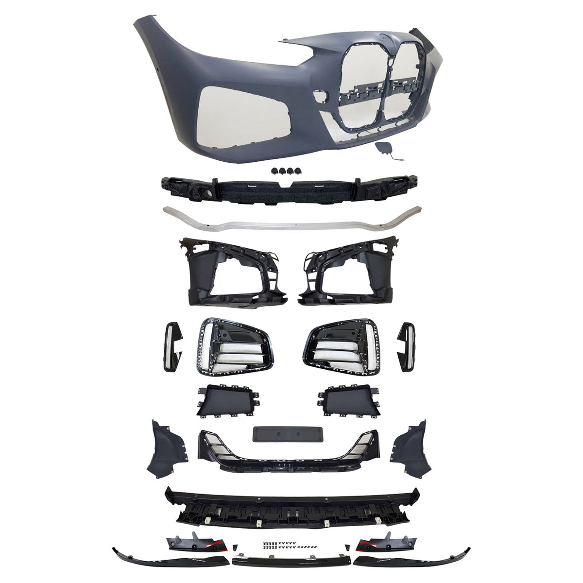 2021-2026 BMW 4-Series G22 G23 MP Style Unpainted Front Bumper Cover