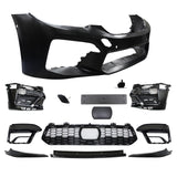 2017-2020 BMW G30 G31 5 Series CS Style Front Bumper Cover w/ 3PCS Lip