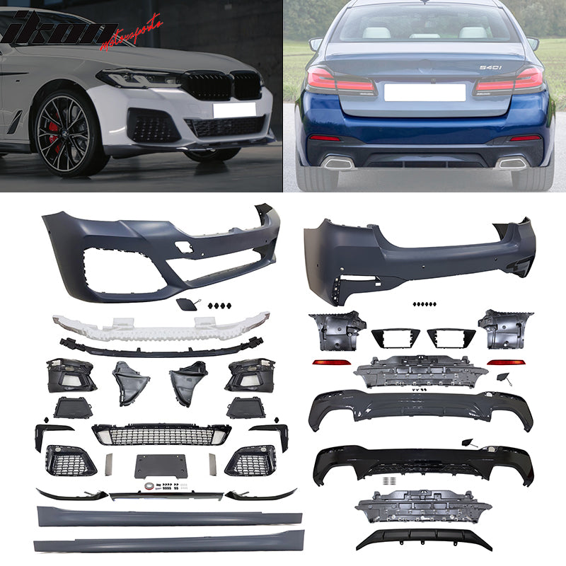 2021-2023 BMW G30 M Sport Front Rear Bumper Diffuser Lip Side Skirt