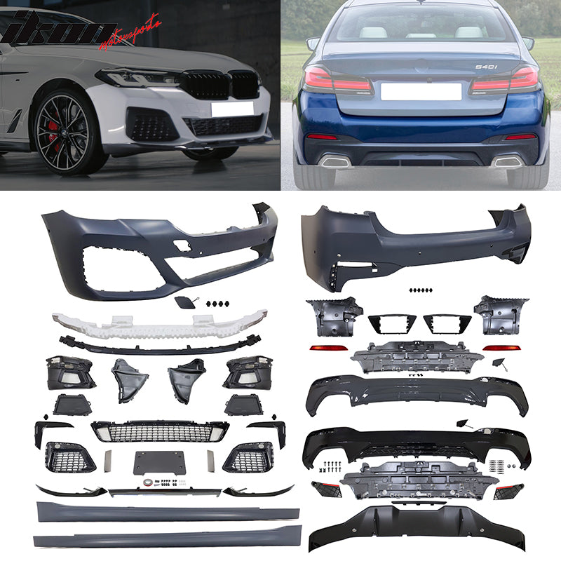 2021-2023 BMW G30 M Sport Front Rear Bumper Diffuser Lip Side Skirt