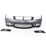 Front Bumper Cover for Bmw E90 E91 3 Series Sedan 2006-2008 M3 Style W/ Fog Cover