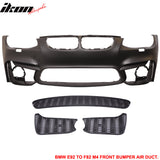 Fits 11-13 E92 LCI M4 Polypropylene Front Bumper Air Duct Mesh Grille