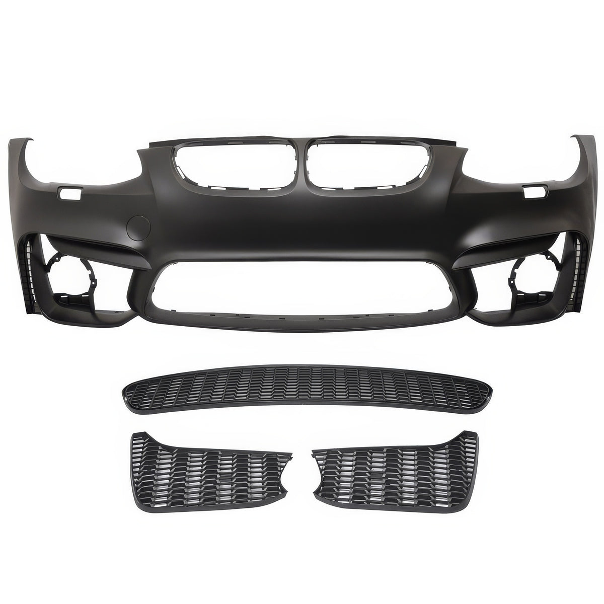 Fits 11-13 E92 LCI M4 Polypropylene Front Bumper Air Duct Mesh Grille