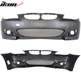 Fits 04-10 E60 E61 5-Series M5 Front Bumper Fog Cover-PP