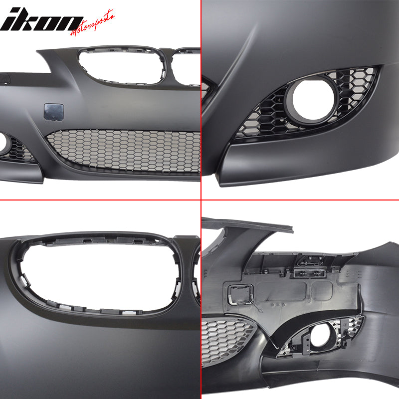 Fits 04-10 E60 E61 5-Series M5 Front Bumper Fog Cover-PP