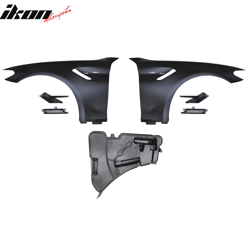 2017-2020 BMW G30 to M5 Style Front Rear Bumpers Side Skirts Fenders