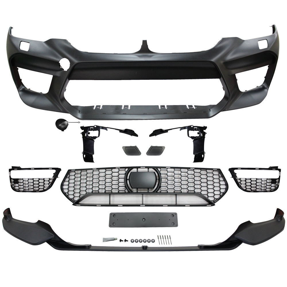 2017-2020 BMW G30 Sedan M5 Style Front Bumper w/ Lip & Fog Cover