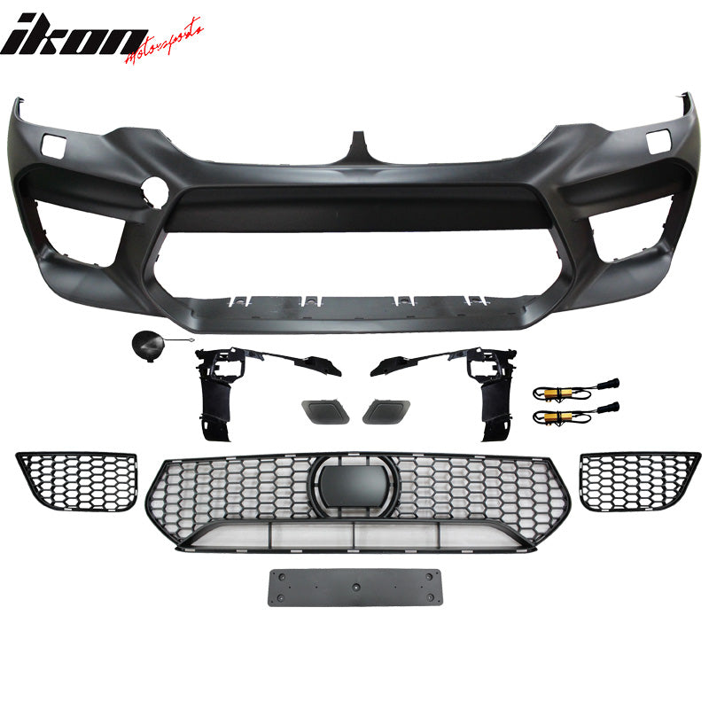 2017-2020 BMW G30 Sedan M5 Style Front + Rear Bumper w/ Diffuser PP
