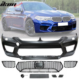 2017-2020 BMW G30 Sedan M5 Style Front + Rear Bumper w/ Diffuser PP