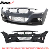 Fits 12-18 F30 M Performance Front Bumper Fog Cover PDC
