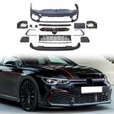 2022-2024 Vw Golf GTI MK8 GTI Style Unpainted Front Bumper Cover