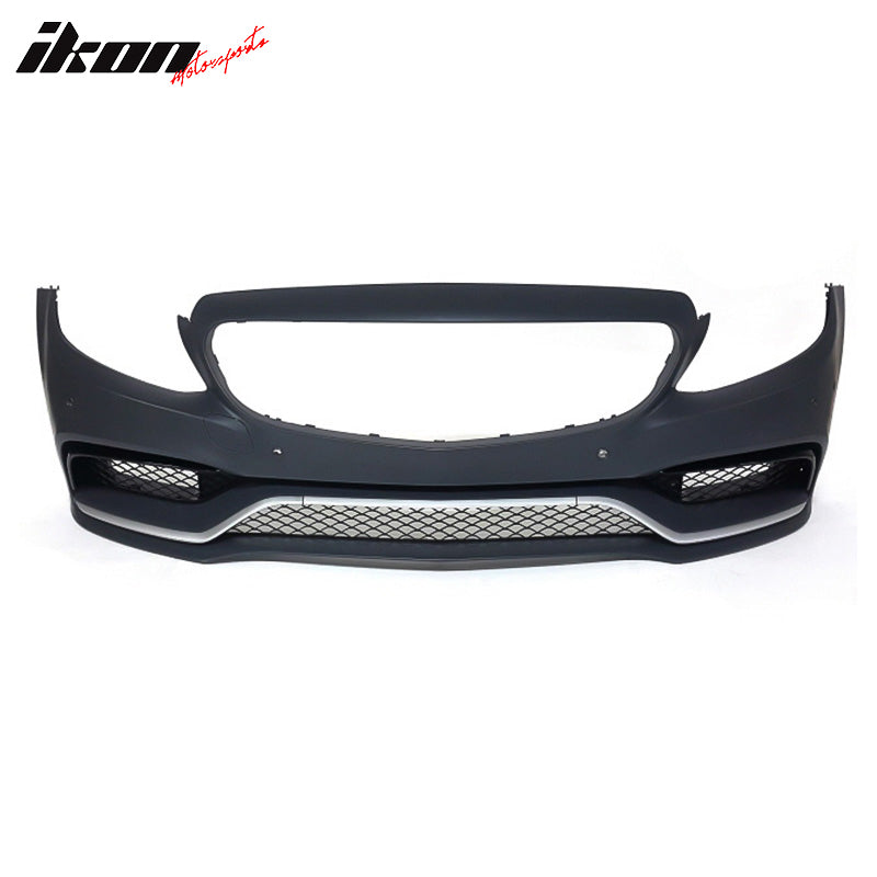Fits 15-18 Benz W205 C-Class C63 PP Front Bumper Kit
