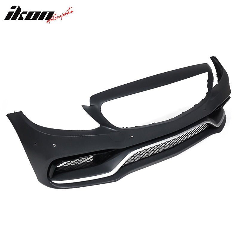 Fits 15-18 Benz W205 C-Class C63 PP Front Bumper Kit