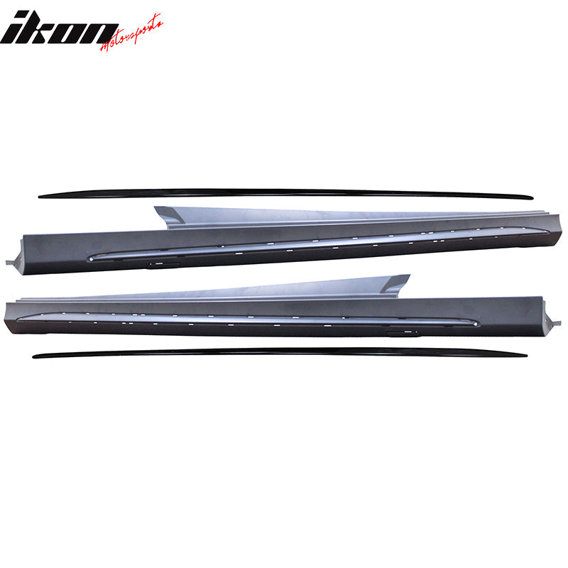 Fits 15-19 Benz W205 C63 Front Rear Bumper w/ Muffler Tips Side Skirts