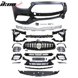 2021-2023 Benz W213 E Class Front Rear Bumper Hood Grille Side Skirts