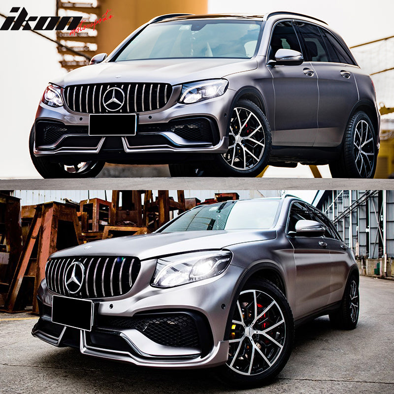 2016-2018 Benz W253 GLC 63 Couple Front + Rear Bumper Conversion