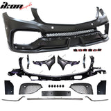 2016-2018 Benz W253 GLC 63 Couple Front + Rear Bumper Conversion