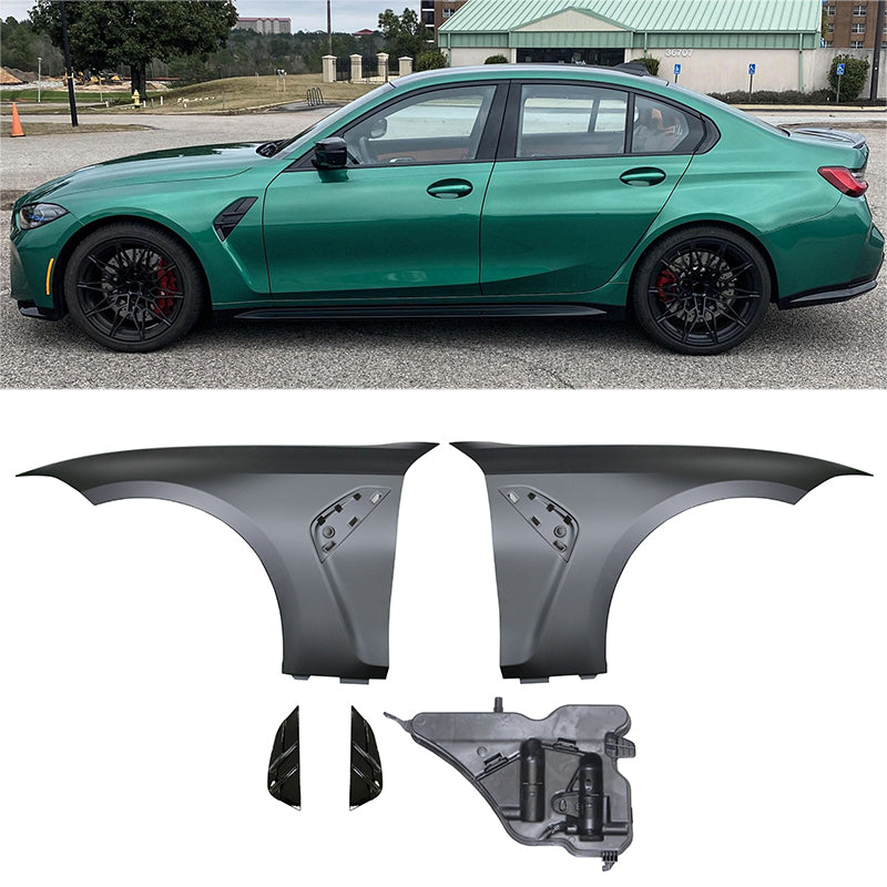 2019-2026 BMW 3 Series G20 Sedan M3 M4 Style Fenders with Side Vent