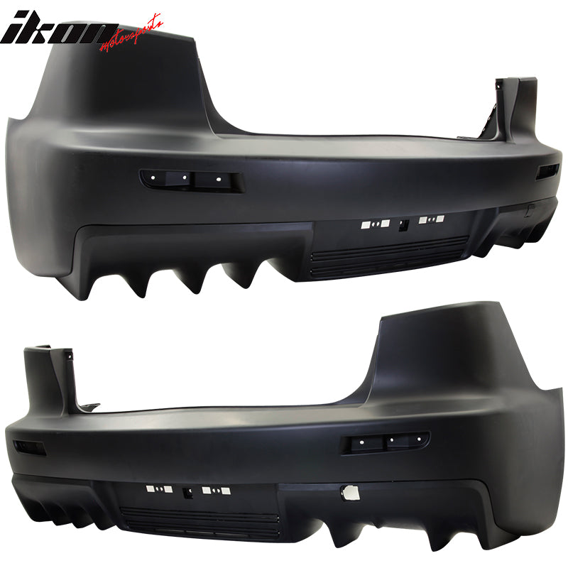 2008-2015 Mitsubishi Lancer EVO 1 Outlet Rear Bumper Conversion PP