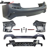 2019-2022 BMW G20 Black M340 Front Rear Bumpers M-Tech Side Skirts