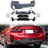 2023-2026 BMW G20 3-Series LCI M340i M-P Style Rear Bumper Cover Set