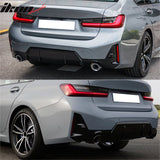 2023-2026 BMW G20 3-Series LCI& M340i Front Rear Bumper+Side Skirt w/ Light