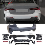 2021-2027 BMW 4-Series G22 G23 Front + Rear Bumper Cover + Side Skirts