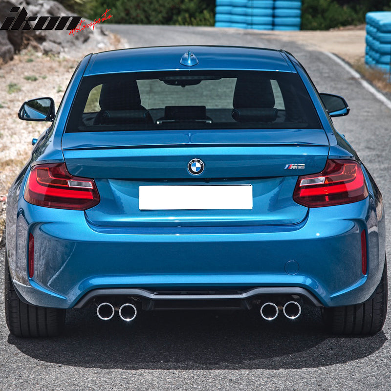 2014-2021 BMW F22 F23 Front + Rear Bumper Cover Diffuser Twin Outlet